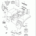 LT230E Quad Runner Rear fender (model h / j / k / l)