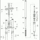 VRSCDA 1HLH VRSCDA NIGHT ROD W/ABS (2008) Передняя вилка