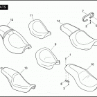 FXD 1GM4 DYNA SUPER GLIDE (2008) SEATS