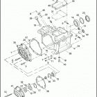 FLSTF 1BX5 FAT BOY (2008) TRANSMISSION HOUSING