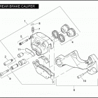 FXSTSSE2 1PT9 CVO SOFTAIL SPRINGER (2008) Задний суппорт