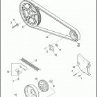 XL1200N 1CZ3 NIGHTSTER (2008) BELTS & SPROCKETS - 883 / C / L / R, 1200C / L / N...