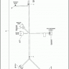 FLHP 1FHM ROAD KING POLICE (2008) WIRING HARNESS, CONSOLE - FLHP & FLHPE