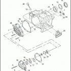 FLHTC 1FF4 ELECTRA GLIDE CLASSIC (2008) TRANSMISSION BEARINGS & COVERS