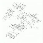 FXDSE2 1PS8 CVO DYNA (2008) FENDERS & FENDER COVERS
