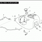 FLHR 1FB4 ROAD KING (2008) FUEL TANK - FLHR & FLHRC