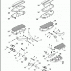 FLHTC 1FF4 ELECTRA GLIDE CLASSIC (2008) FOOTBOARDS & FOOTPEGS