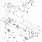 FLHTP 1FMM ELECTRA GLIDE STANDARD POLICE (2008) TAIL LAMP & REAR TURN SIGNALS