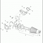 FXSTSSE2 1PT9 CVO SOFTAIL SPRINGER (2008) AIR CLEANER - DOMESTIC