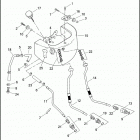 FLSTF 1BX5 FAT BOY (2008) OIL TANK & LINES -  ALL MODELS EXCEPT FXCW & FXCWC