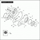 FLHRSE4 1PG8 CVO ROAD KING (2008) PRIMARY HOUSING