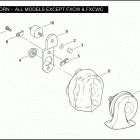 FLSTF 1BX5 FAT BOY (2008) HORN - ALL MODELS EXCEPT FXCW & FXCWC