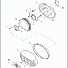 FXSTSSE2 1PT9 CVO SOFTAIL SPRINGER (2008) AIR CLEANER - HDI