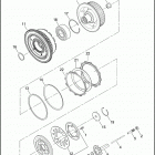 FLHTC 1FF4 ELECTRA GLIDE CLASSIC (2008) Сцепление