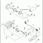 FXDSE2 1PS8 CVO DYNA (2008) TAIL LAMP & REAR TURN SIGNALS