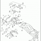 VRSCDA 1HLH VRSCDA NIGHT ROD W/ABS (2008) TAIL LAMP, REAR TURN SIGNALS, & LICENSE PLATE BRAC...