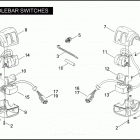 FXDSE2 1PS8 CVO DYNA (2008) HANDLEBAR SWITCHES