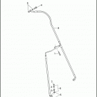 FLHTC 1FF4 ELECTRA GLIDE CLASSIC (2008) FRONT BRAKE LINE - NON-ABS
