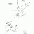 VRSCDA 1HLH VRSCDA NIGHT ROD W/ABS (2008) INSTRUMENTS & COVERS