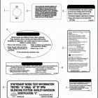 FLHTC 1FF4 ELECTRA GLIDE CLASSIC (2008) WARNINGS & LABELS