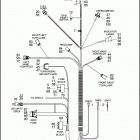 FXDC 1GV4 DYNA SUPER GLIDE CUSTOM (2008) WIRING HARNESS - FXDC, FXDWG & FXDF