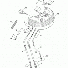 FXCW 1JJ5 ROCKER (2008) OIL TANK & LINES - FXCW & FXCWC