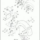 FLHTC 1FF4 ELECTRA GLIDE CLASSIC (2008) Задний бампер