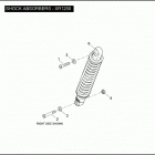 XR1200 1LA6 SPORTSTER 1200 (2008) SHOCK ABSORBERS - XR1200
