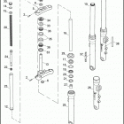 FXD 1GM4 DYNA SUPER GLIDE (2008) Передняя вилка