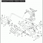 VRSCDA 1HLH VRSCDA NIGHT ROD W/ABS (2008) EXHAUST SYSTEM - VRSCD, VRSCDA
