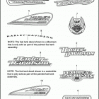 XL883R 4CS2 SPORTSTER 883R (2008) FUEL TANK TRIM