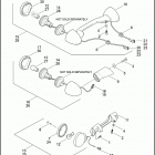 FLSTF 1BX5 FAT BOY (2008) REAR TURN SIGNALS - ALL MODELS EXCEPT FXCW & FXCWC