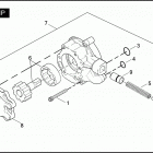 VRSCX 1HJG VRSCX SCREAMIN' EAGLE V-ROD (2007) Масляный насос