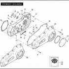 FXD 1GM4 DYNA SUPER GLIDE (2008) PRIMARY HOUSING