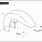 FLHRSE4 1PG8 CVO ROAD KING (2008) Переднее крыло