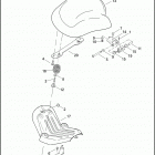 FLSTSB 1JM5 CROSS BONES (2008) SEAT - FLSTSB