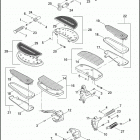FLSTF 1BX5 FAT BOY (2008) FOOTRESTS & FOOTBOARDS
