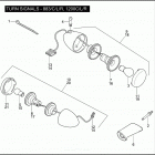 XL883R 4CS2 SPORTSTER 883R (2008) TURN SIGNALS - 883 / C / L / R, 1200C / L / R