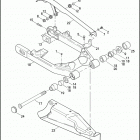 FXDWG 1GP4 DYNA WIDE GLIDE (2007) REAR FORK, DEBRIS DEFLECTOR, BELT GUARD