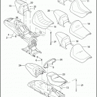 VRSCX 1HJG VRSCX SCREAMIN' EAGLE V-ROD (2007) SEATS