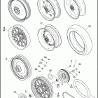 FLSTSC 1BY5 SPRINGER CLASSIC (2007) Заднее колесо