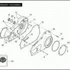 FLHP 1FHM ROAD KING POLICE (2007) PRIMARY HOUSING