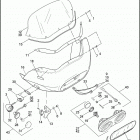 FLTR 1FS4 ROAD GLIDE (2007) WINDSHIELD, FAIRING & HEADLAMPS - FLTR