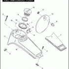 FLHTP 1FMM ELECTRA GLIDE STANDARD POLICE (2007) FUEL TANK CONSOLE - FLHTP
