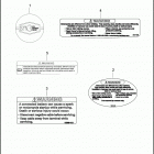 FXSTSSE 1PT9 CVO SOFTAIL SPRINGER (2007) Лейбл предостережения