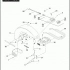 FLHP 1FHM ROAD KING POLICE (2007) Переднее крыло