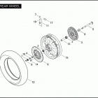 FLHTCUSE2 1PR8 CVO ULTRA CLASSIC (2007) Заднее колесо
