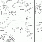 VRSCX 1HJG VRSCX SCREAMIN' EAGLE V-ROD (2007) HANDLEBAR & THROTTLE CONTROL