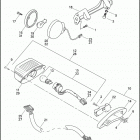 FLHP 1FHM ROAD KING POLICE (2007) TAIL LAMP & REAR TURN SIGNALS
