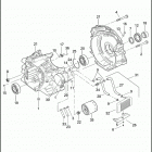FLHP 1FHM ROAD KING POLICE (2007) CRANKCASE & ENGINE - OIL FILTER & COOLER 103  ™